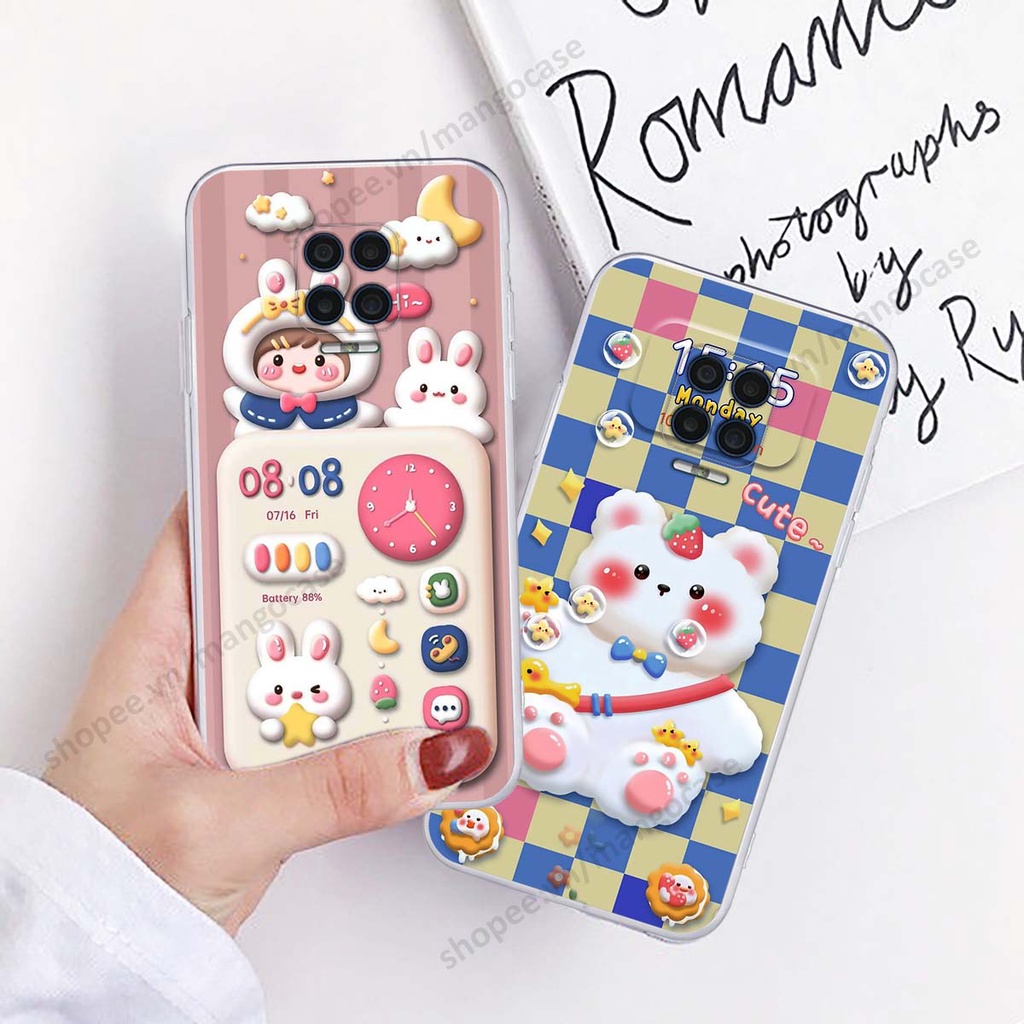 Ốp lưng Vsmart Aris / Aris Pro hình gấu, thỏ, đồng hồ cute dễ thương