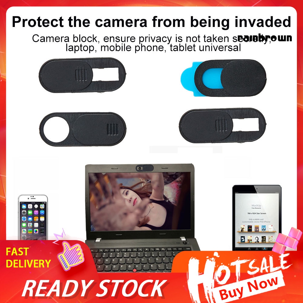 3Pcs Privacy Protection Slider Plastic Camera Cover Lid for Laptop Tablet PC