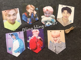 Set dây treo trang trí 7 thành viên BTS
