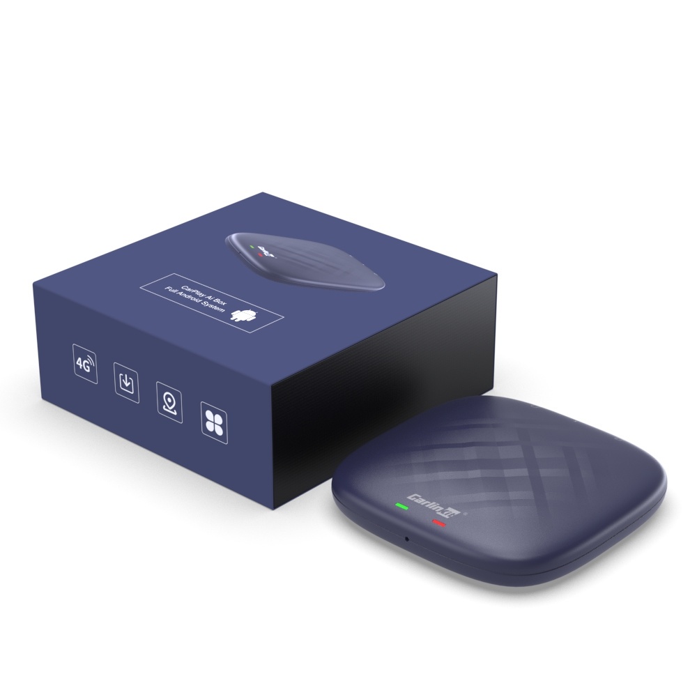 Bộ Android Box Tivi Box cho xe ô tô,hỗ trợ carplay không dây CarlinKit Tbox - 4G,Ram 4Gb, Rom 64Gb, Chip 8 nhân