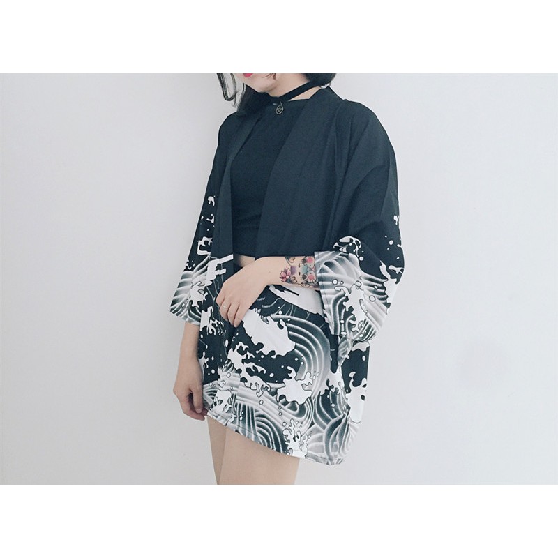 Áo nữ ulzzang hình rồng ngầu ngất ngây