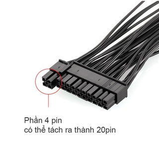Cáp 24 pin nối 2 nguồn hoạt động song song cùng lúc - 30 cm