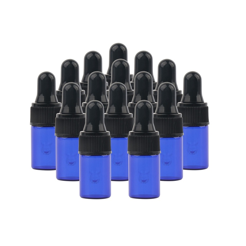 Set 15 Chai Thủy Tinh Rỗng Nhỏ Giọt Đựng Tinh Dầu