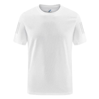 Áo Thun Tay Ngắn Cổ Tròn Dáng Rộng Phối Lưới Nhanh Khô Thời Trang Mùa Hè Mới Cho Nam