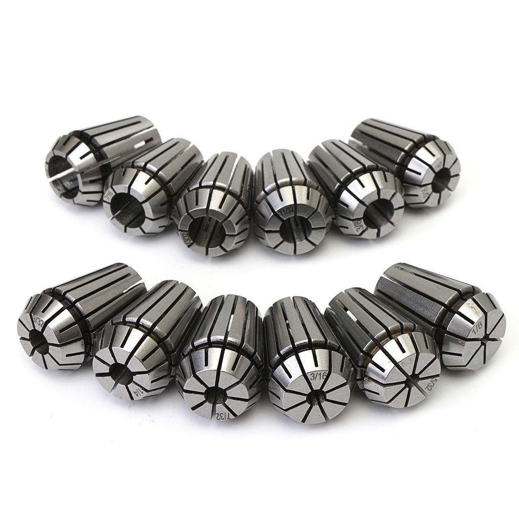 12Pcs ER20 1/8"-1/2" Spring Collet Set for CNC Milling Engraving Machine Lathe | BigBuy360 - bigbuy360.vn