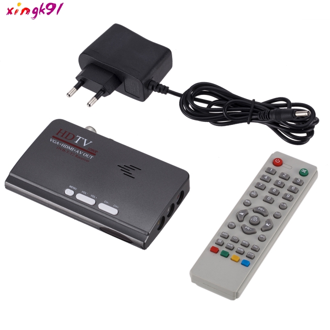 Thiết bị nhận tín hiệu TV thu sóng vệ tinh TV Box VGA AV CVBS 1080P HDMI HD DVB-T/DVB-T2 TV