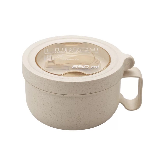 [ĐỘC QUYỀN]_Tô Úp Mì Chống Tràn Giữ Nhiệt Cao Cấp 850ML (Kèm Muỗng Nĩa) | BigBuy360 - bigbuy360.vn