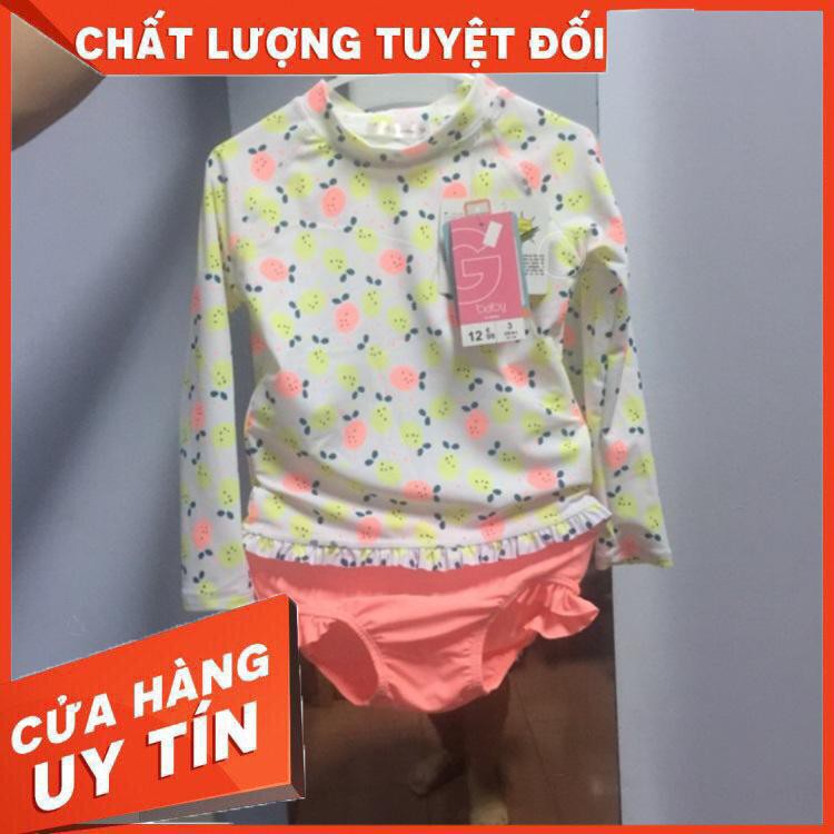 Áo bơi tay dài bé gái xuất xịn - Hàng nhập khẩu