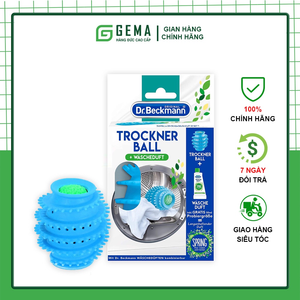 Bóng giặt chống nhăn cho máy giặt và máy sấy Dr. Beckmann Trockner Ball – Hàng cao cấp