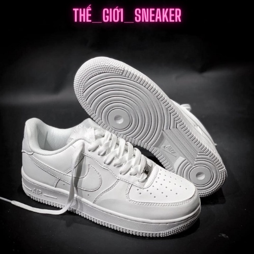 Giày Force trắng thấp cổ - giày sneaker air force one bản trung nam nữ