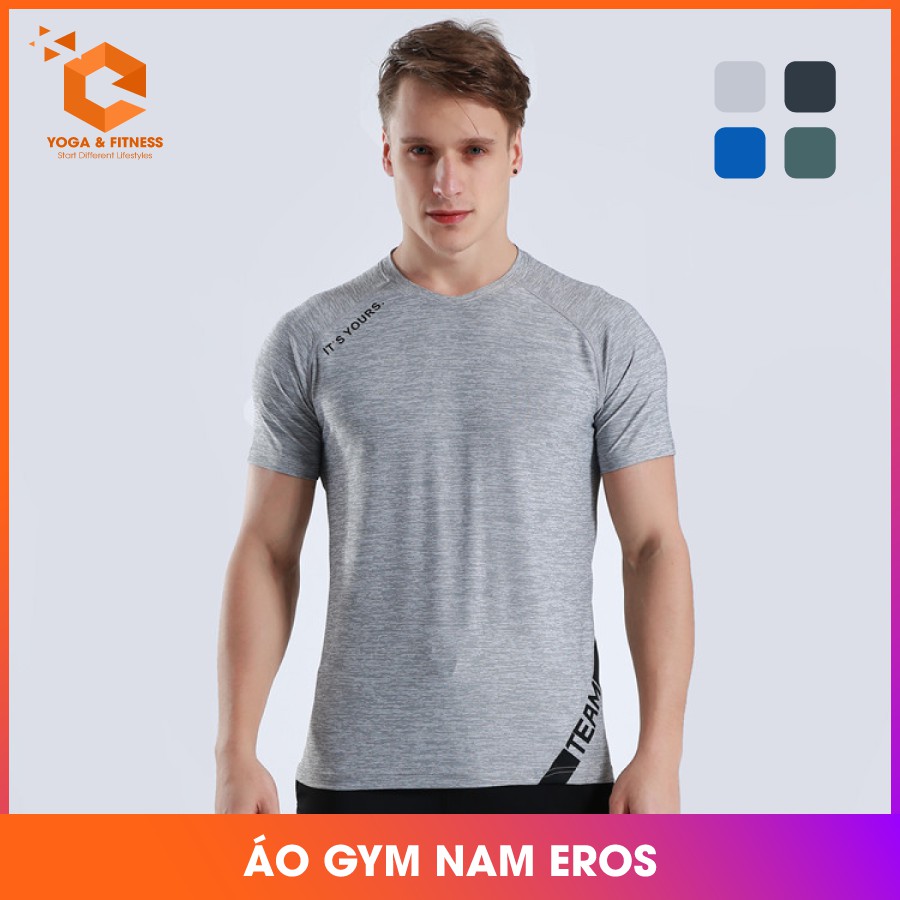 Áo thun thể thao Nam EROS - CHUYÊN TẬP GYM - CO GIÃN 4 CHIỀU - VẬN ĐỘNG LINH HOẠT