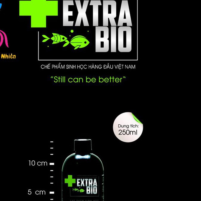 Extra Bio men vi sinh 250ML 500ML - Chế phẩm vi sinh xử lý nước cho hồ cá
