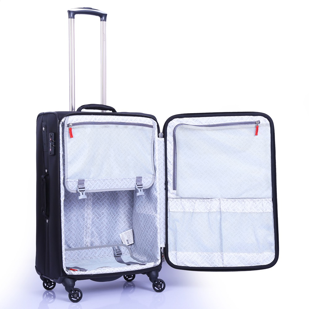 Vali Kéo Vải Du Lịch SAKOS CHAMPION 6 - Size M (26inch)/ Ký Gửi (Trung) - Khóa TSA - Chống Thấm, Trượt Nước