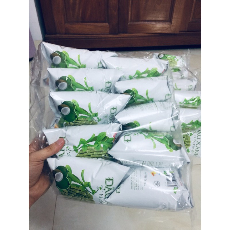Bim bim oishi đậu xanh nước dừa 14g/gói Bịch 10 gói