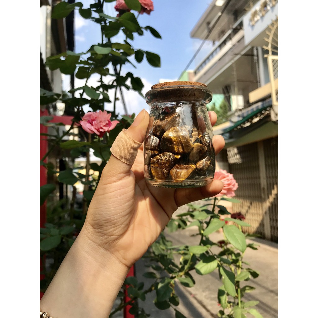 Đá vụn màu vàng - Đá vụn mắt hổ vàng - Đá thanh tẩy, tarot, trang trí | BigBuy360 - bigbuy360.vn