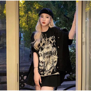 [LOCAL BRAND] Áo thun Hades skull worlf tay lỡ form rộng vải Cotton - Thời trang nam nữ Unisex Streetwear | BigBuy360 - bigbuy360.vn