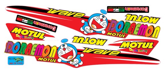 Tem Wave 100 Doraemon đủ màu