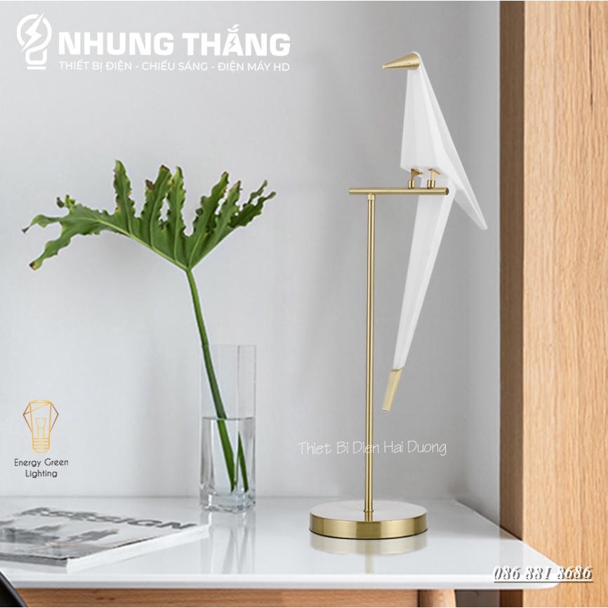 Đèn Cây Đứng Chim Hạc Cao Cấp DB-C1 - Cao 82cm - Kiểu Dáng Sang Trọng - Trang Trí Phòng Khách,Phòng Ngủ,Đọc Sách