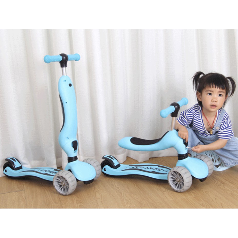 XE TRƯỢT SCOOTER THĂNG BẰNG 3 BÁNH Triple One Way HCM (Blue)