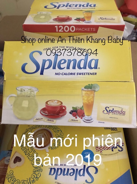 Đường Splenda 500 gói ( date 2023)