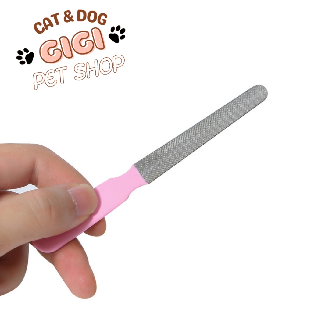 Bộ kìm kéo cắt móng chân kèm dũa cho thú cưng chó mèo phù hợp chó lớn nhỏ - GiGi Pet Shop