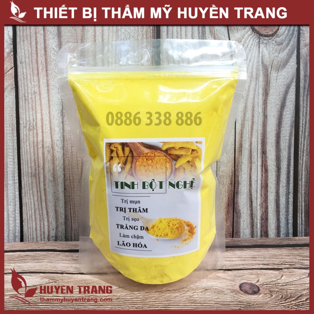 Tinh Bột Nghệ Nguyên Chất Giảm Thâm Sẹo Do Mụn - Thẩm Mỹ Huyền Trang