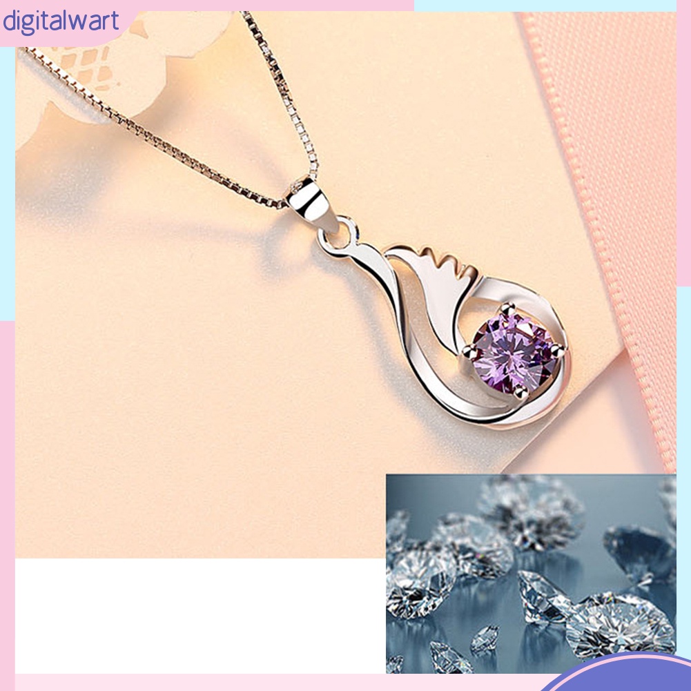 Mặt dây chuyền hình đôi cánh đính đá lấp lánh