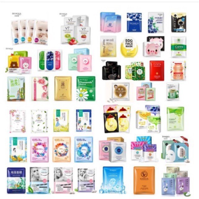 MẶT NẠ COMBO 20 MASK DƯỠNG DA NỘI ĐỊA TRUNG
