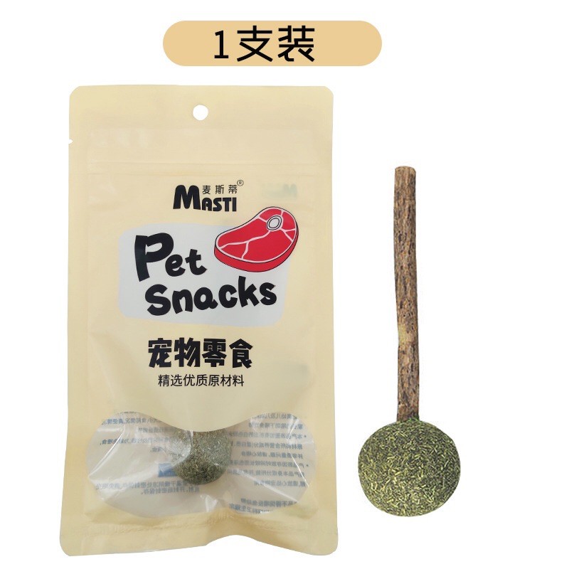 Cỏ Mèo, Catnip, Cỏ Bạc Hà, Kẹo Mút Cỏ Mèo Pet Snack