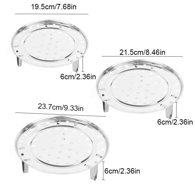 Khay hấp bánh bao bằng thép không gỉ đa năng được chọn size