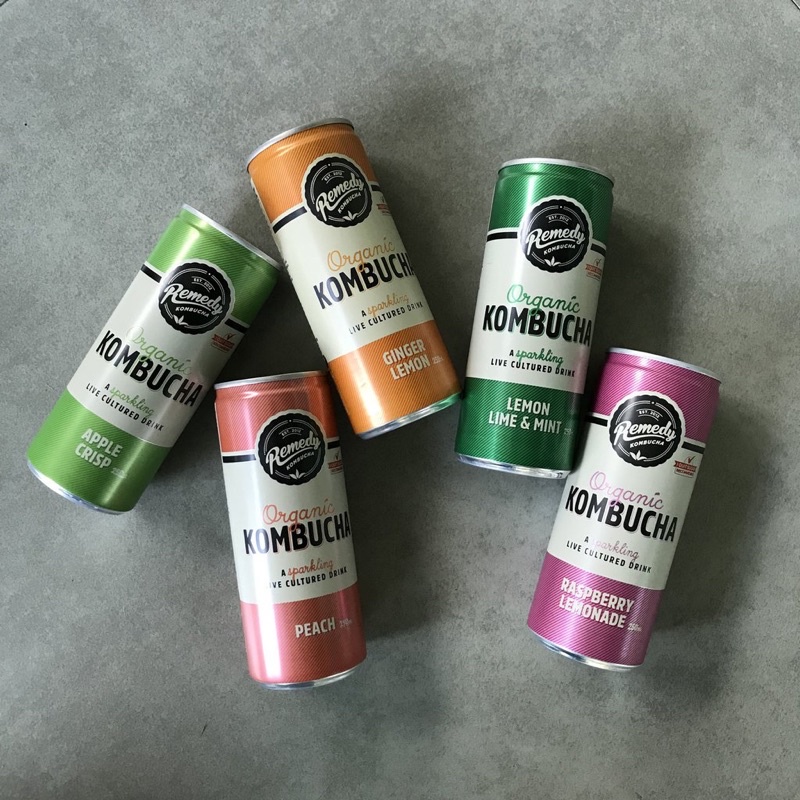 TRÀ KOMBUCHA ORGANIC REMEDY ÚC 250ML x 4