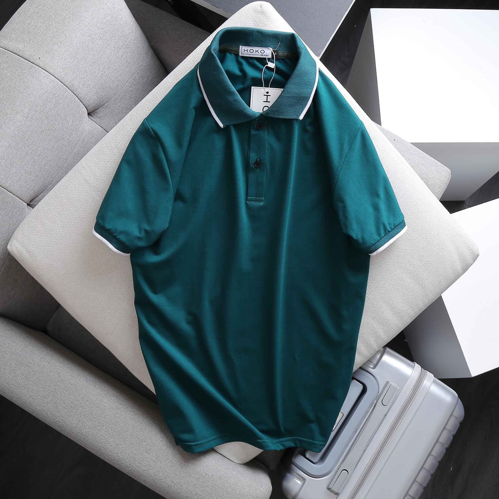 Áo thun polo nam trơn 4 màu siêu thiết kế sang trọng siêu đep O2V STORE T14 | BigBuy360 - bigbuy360.vn