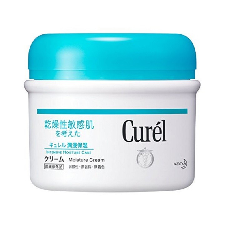 Kem dưỡng da Kao Curel  Moisture Cream 90 gr của Nhật nội địa cho da khô và nhạy cảm