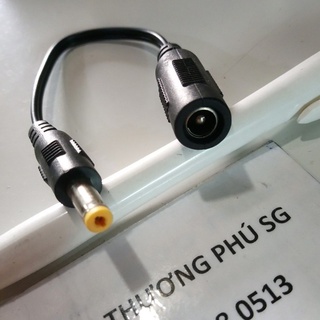 Cáp chuyển nguồn dc adapter 5.5mm ra ~ 4.8mm x 1.7mm - đầu tròn lớn lổ nhỏ