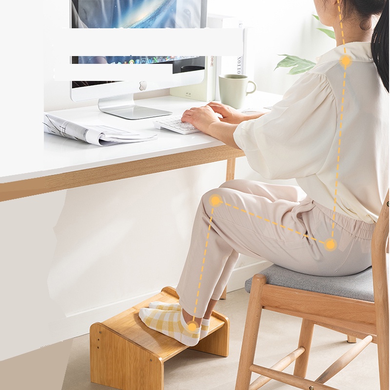 Ghế gác chân công thái học Ergonomic Footrest ghế kê chân văn phòng VAFOFA EFD101