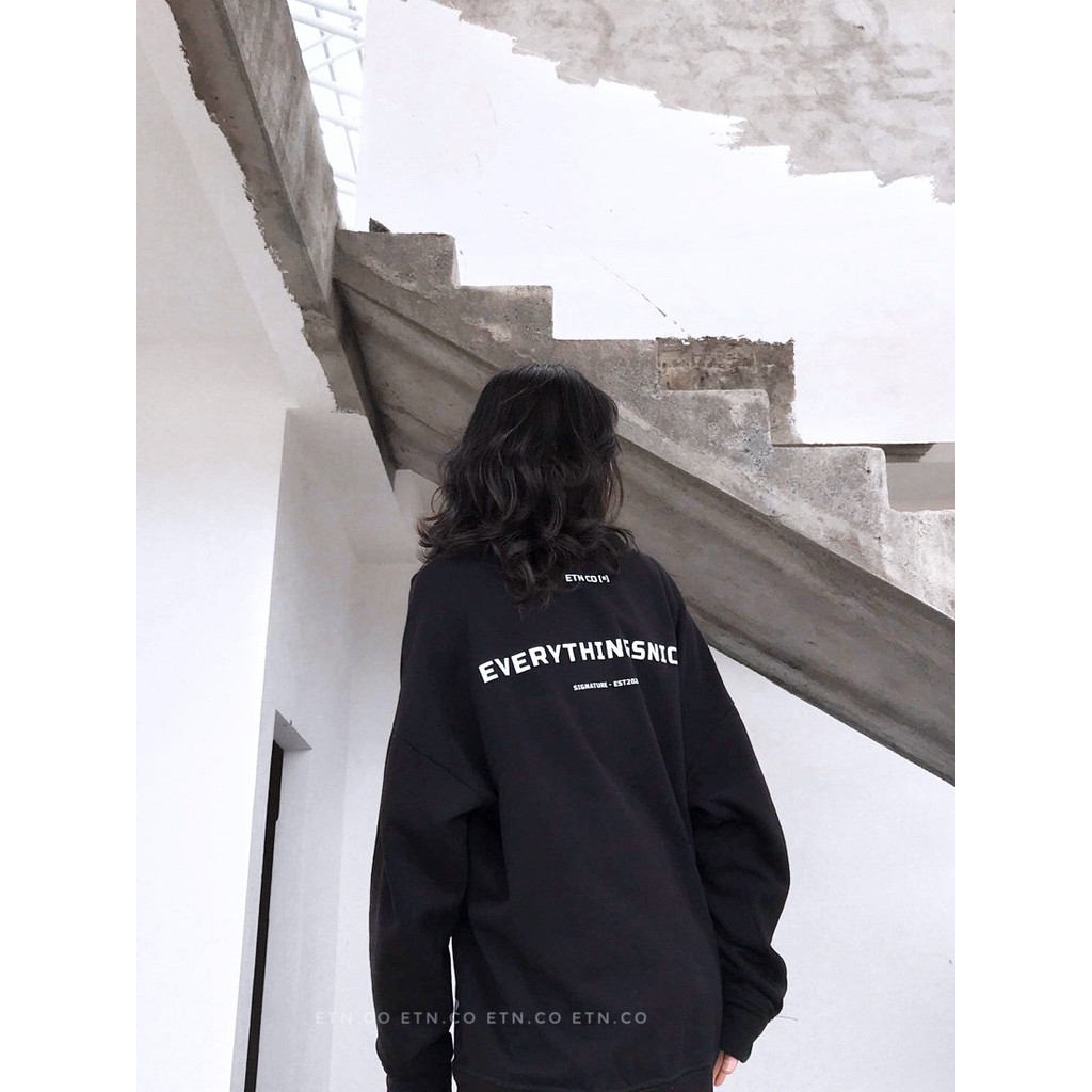 HIDEN ETN Sweater - black