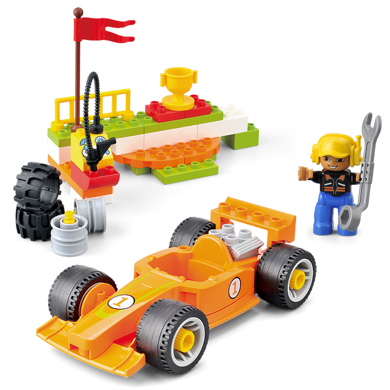 Bộ Đồ Chơi Xếp Hình GOROCK GGL-1079 41 Chi Tiết Cho Bé Đồ chơi trẻ em Block Racing