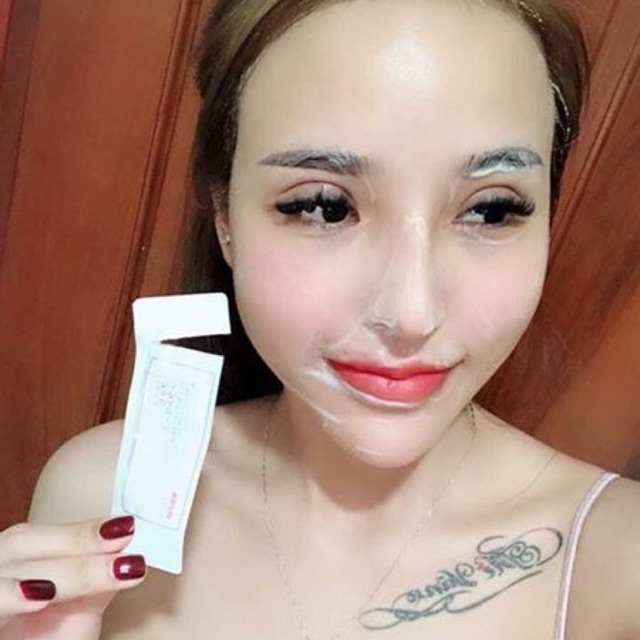 Ủ mặt trắng da  cam kết chuẩn Nhật date xa