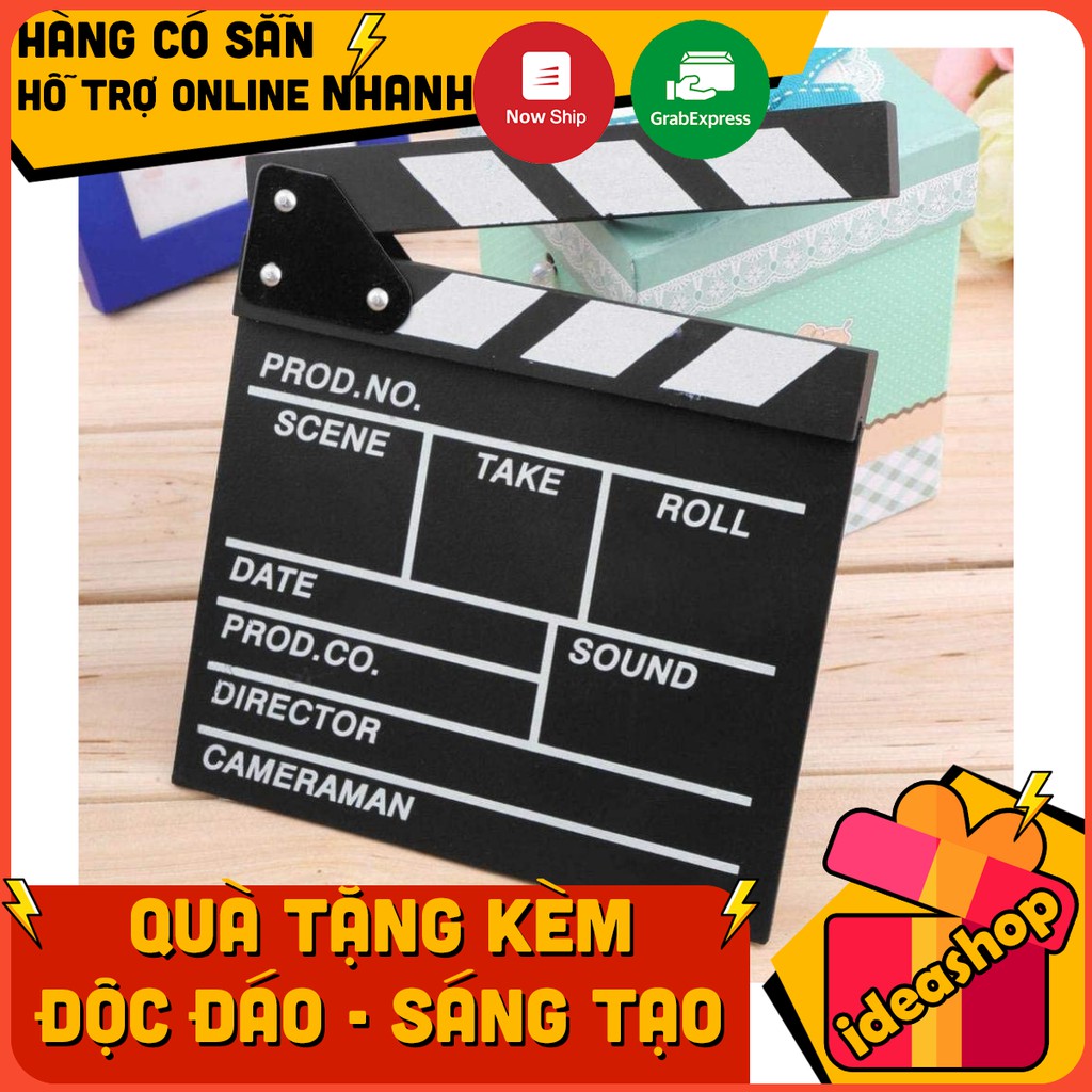 BẢNG ĐIỆN ẢNH PHỤ KIỆN QUAY CHỤP ẢNH- TRANG TRÍ NHÀ CỬA ( CLAPPER BOARD )