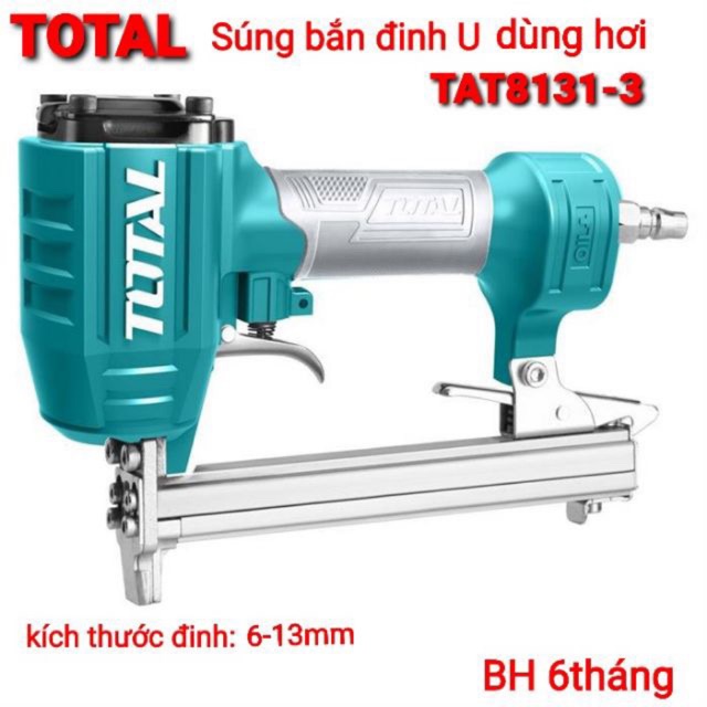 TAT8131-3 Súng bắn đinh U dùng khí nén 6-13mm Total