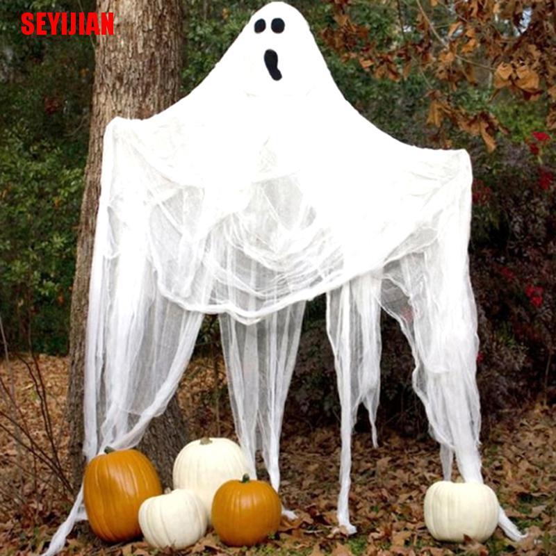 Bộ lưới khổ rộng màu xám để trang trí cho mùa Halloween bắt mắt tiện dụng