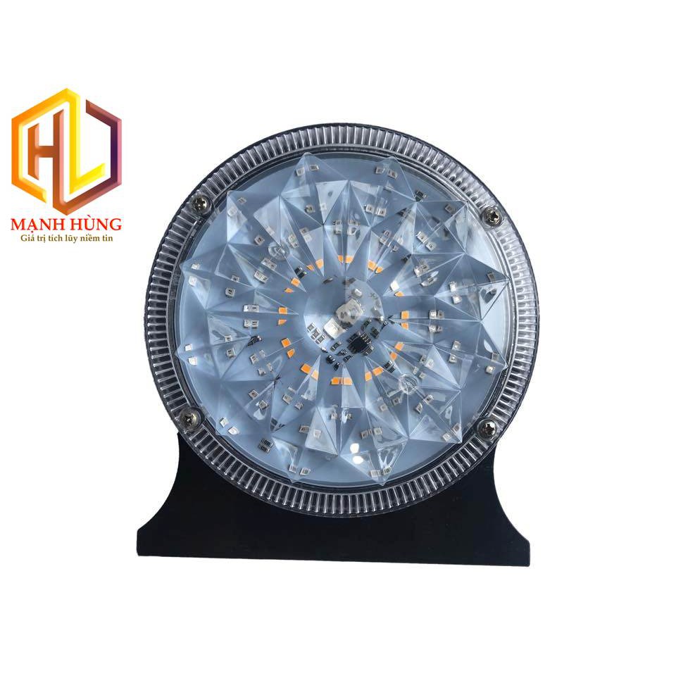Led Trang trí nhấp nháy tròn có video
