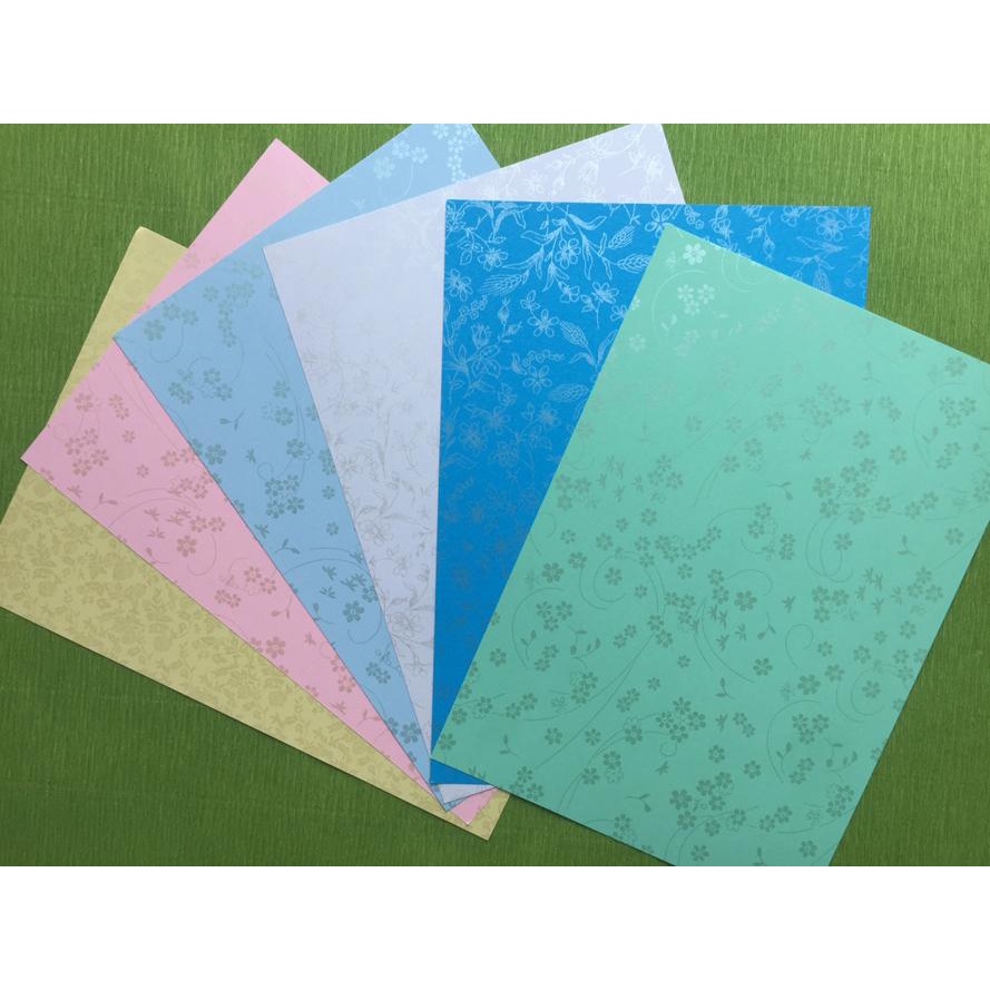 Combo 5 tờ giấy Bìa thơm A4 Thái Lan