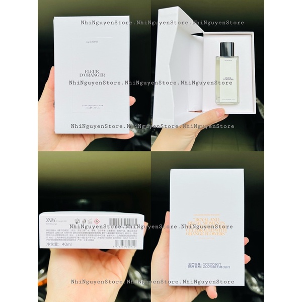 Nước Hoa Zara Auth Fleur D’oranger  40ml