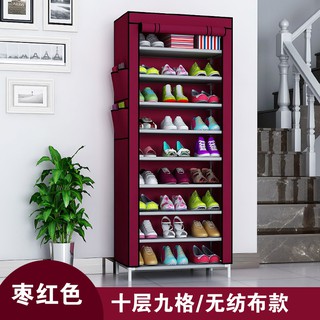 ✼✽Giá để giày đơn giản của Caddy dày Tủ vải không dệt Oxford chống bụi nhiều lớp kết hợp sáng tạo đựng đồ được gia