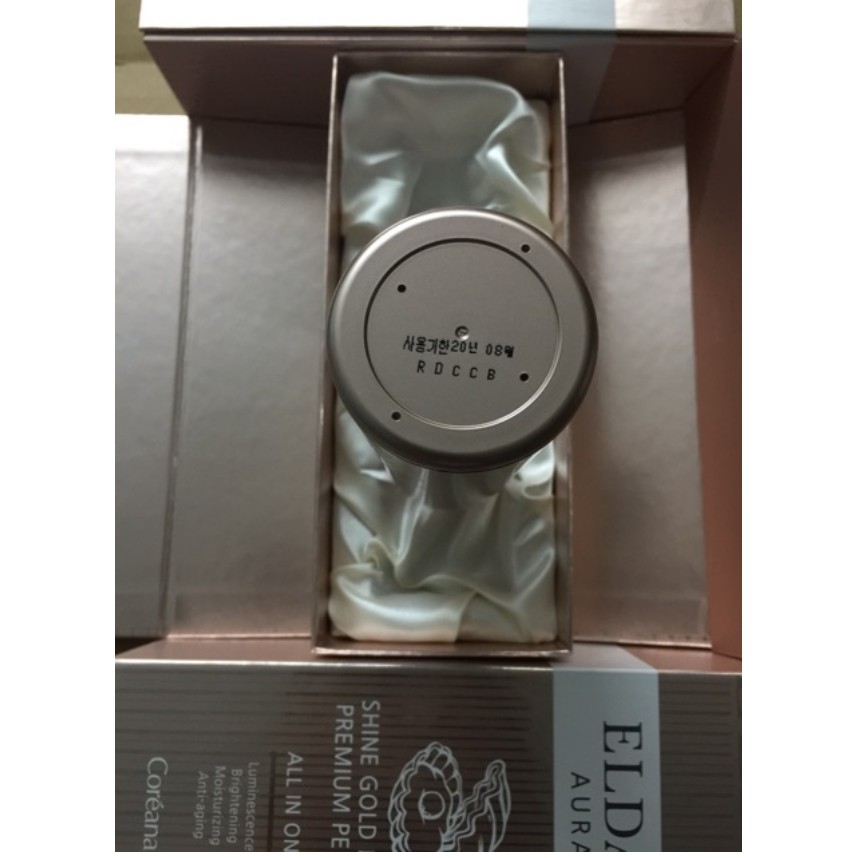 Serum tế bào gốc Eldas Aura Coreana Shine Gold Pearl Premium Peptide chai 100ml tinh chất tế bào gốc eldas aura | BigBuy360 - bigbuy360.vn