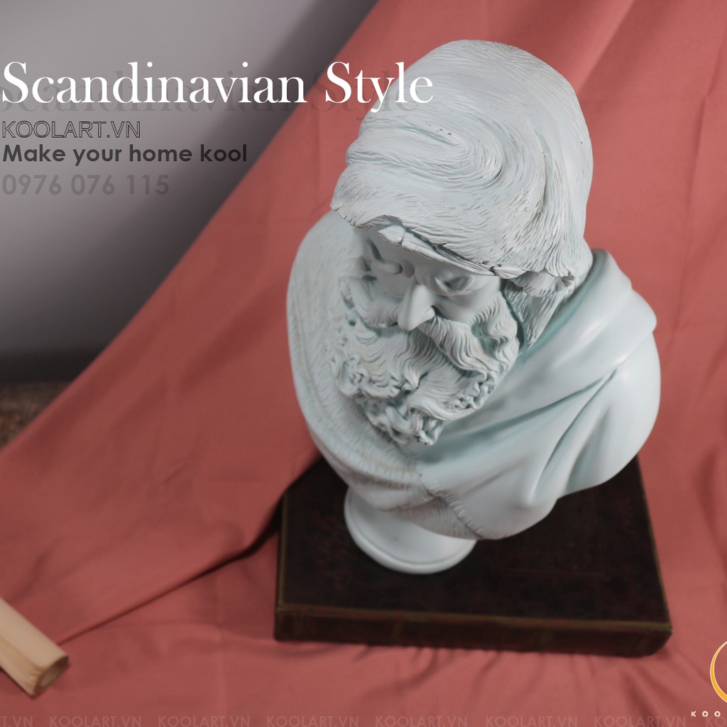 Tượng thần ZEUS - Tượng trang trí phong cách Bắc Âu