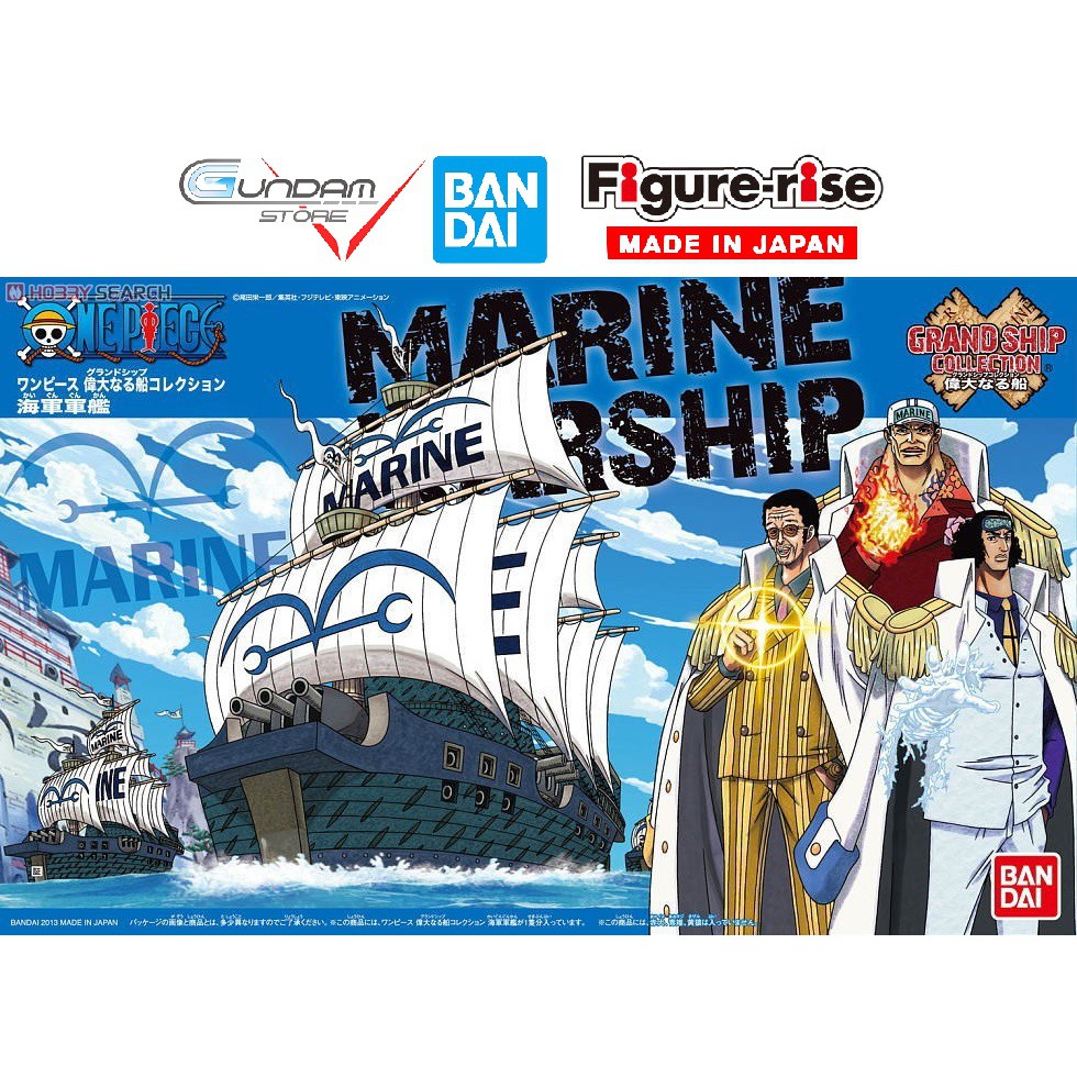 Bandai Marine Warship One Piece Figure Rise Standard Mô Hình Nhựa Đồ Chơi Lắp Ráp Anime Nhật