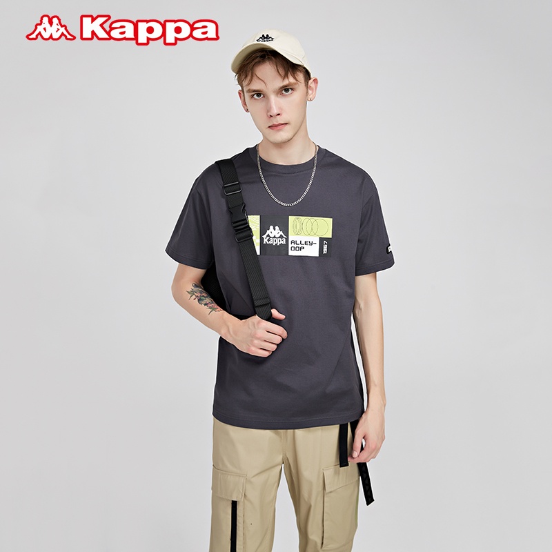 Áo Thun Kappa Ngắn Tay Cổ Tròn Phong Cách Thể Thao Thời Trang Mùa Hè Cho Nam K0B52TD83