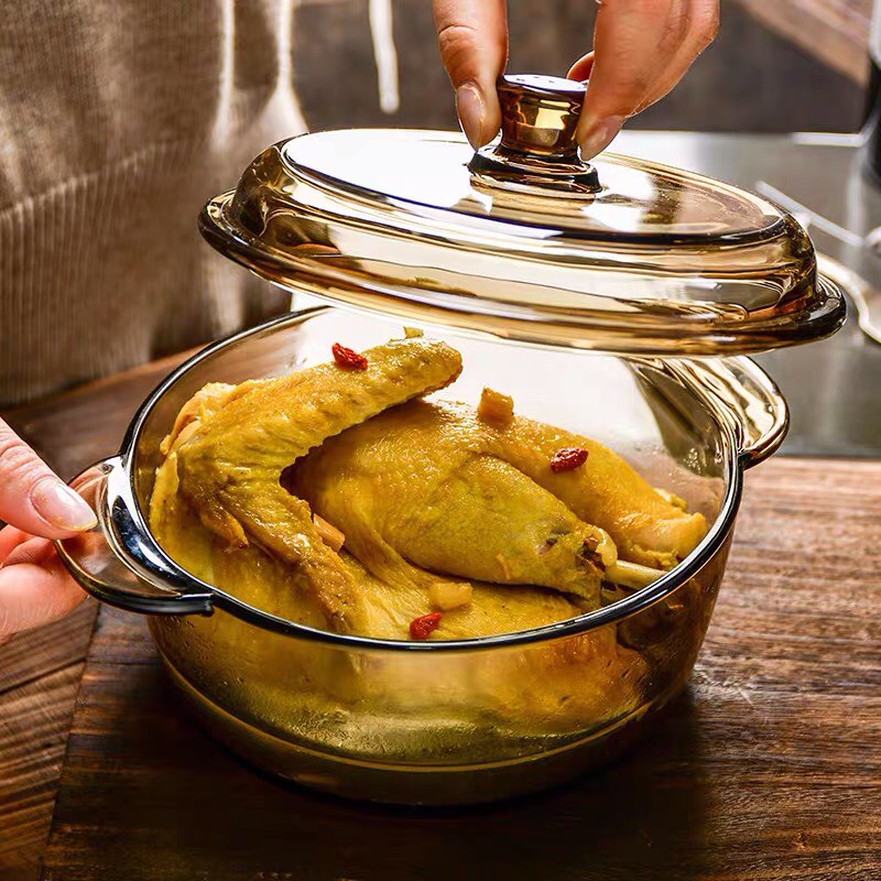 Bát thủy tinh màu hổ phách đẹp trộn salad,ăn cơm,ăn chè,decor.Tô thủy tinh đựng canh ,ăn mì có nắp